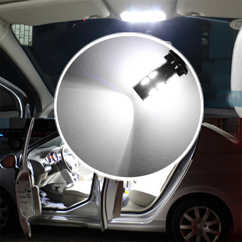 2 шт. автомобильный Стайлинг авто светодиодный T10 Canbus 194 W5W 10 SMD 5630 Светодиодный