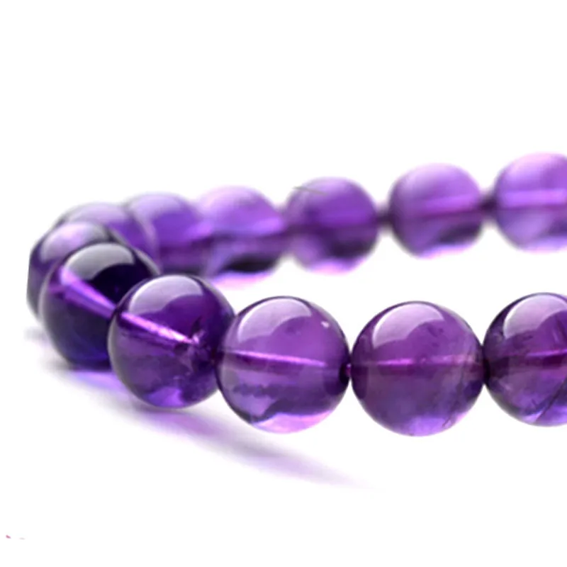 Браслеты из натурального фиолетового кристалла фиолетовые кристаллы кварцевые