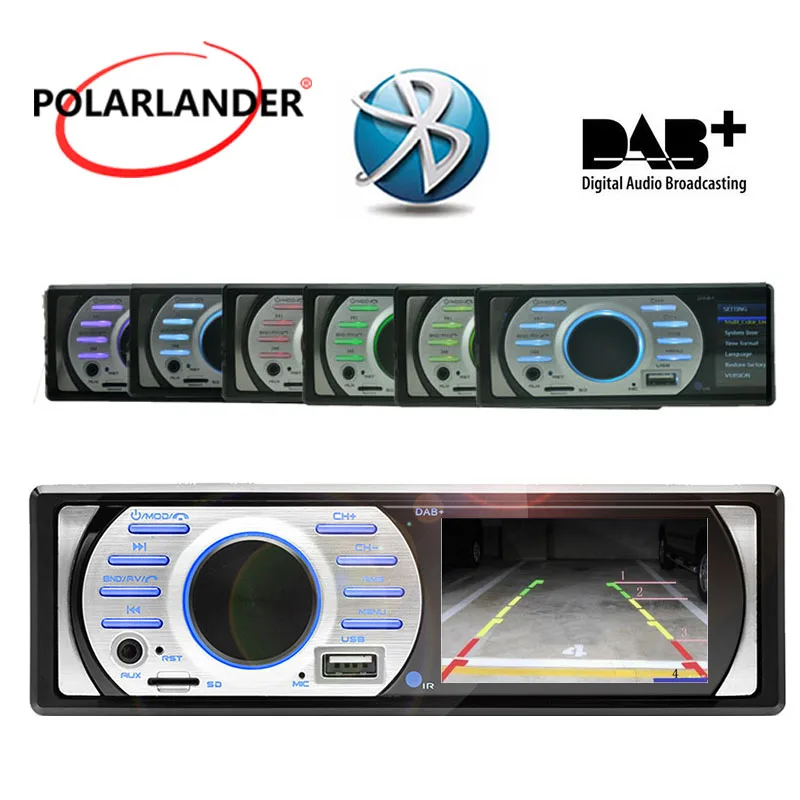 Автомагнитола 1Din с поддержкой Bluetooth USB/TF/AUX MP5/WMA FM радио 3 0 дюйма HD разрешение