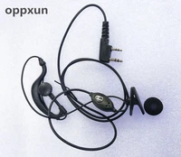 10pcs baofeng radio 2pin k port earpiece ptt mic headset for handheld walkie talkie baofeng uv 5r uv 82 bf 888s