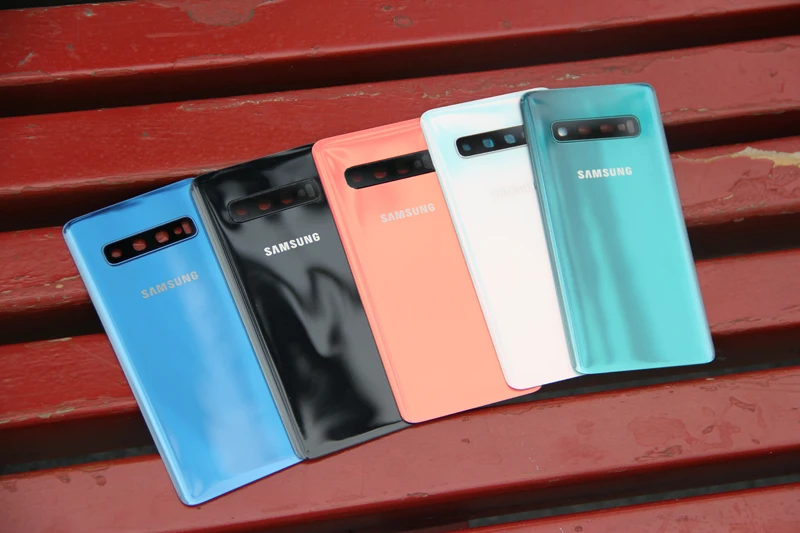 Оригинальные чехлы на заднюю панель для SAMSUNG Galaxy S10 X SX SM-G9730 S10PLUS S10 Plus SM-G9750 стеклянная задняя крышка с инструментами