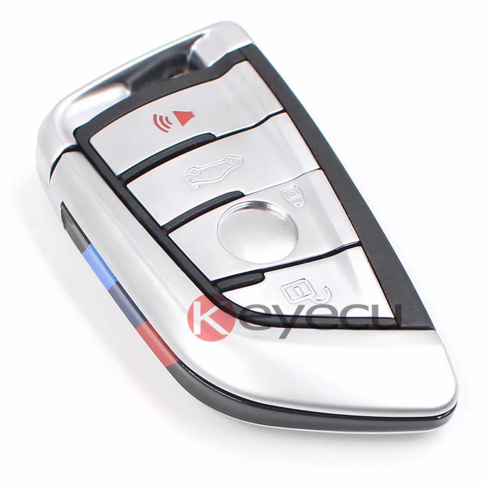 KEYECU Модифицированный новый стильный дистанционный ключ брелок от машины 4 кнопки