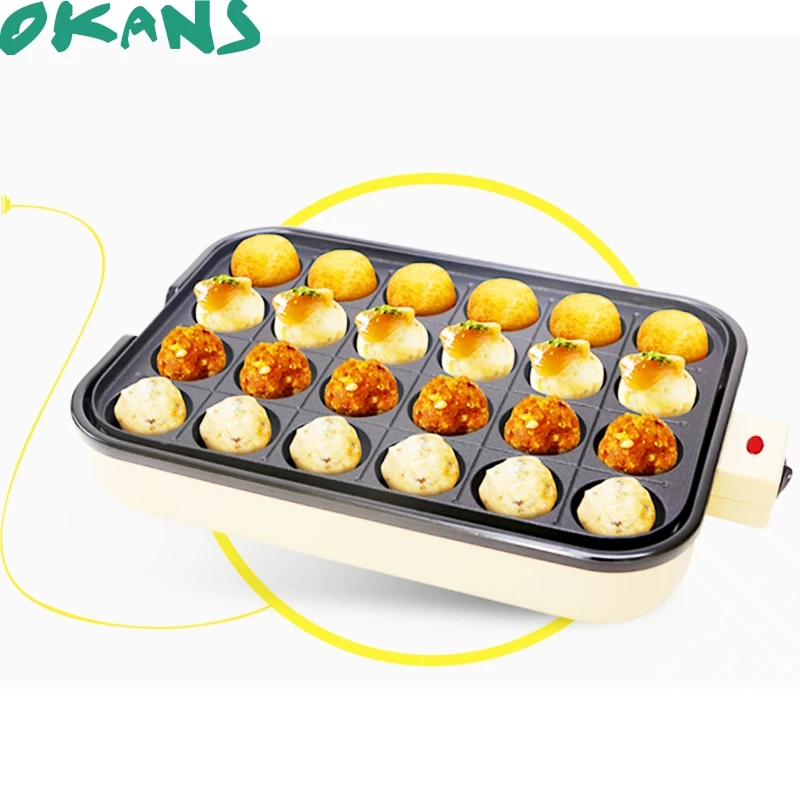 TSK-2138 24 Отверстия Takoyaki гриль сковорода тарелка Осьминог шарики производитель