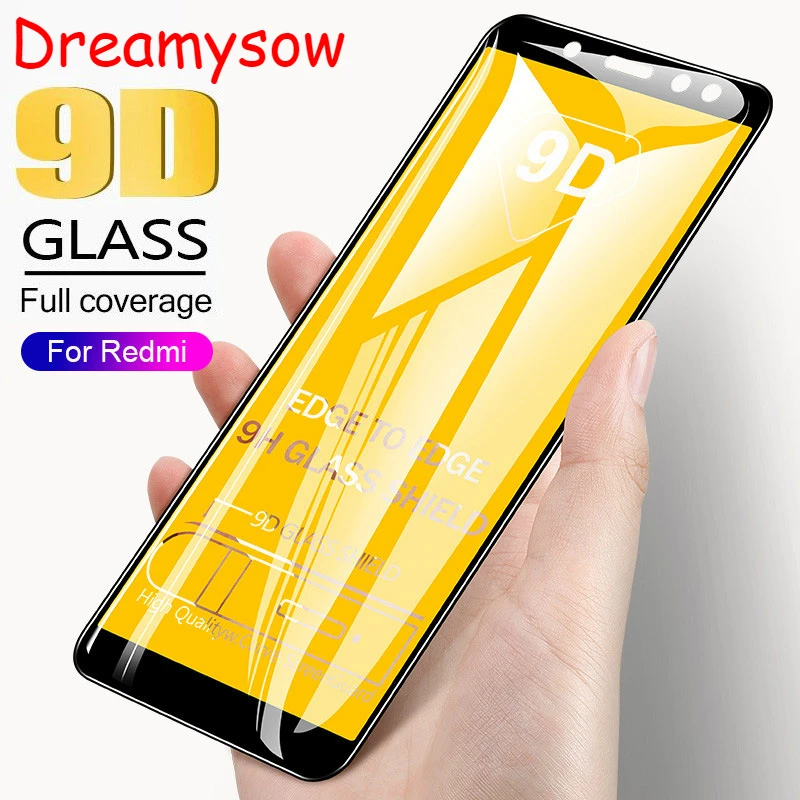 9D полное покрытие закаленное стекло для Redmi 7 6 6A Note 5 Pro пленка Xiaomi Mi 8 Lite 9 9SE 9X 6X 5X A1 A2