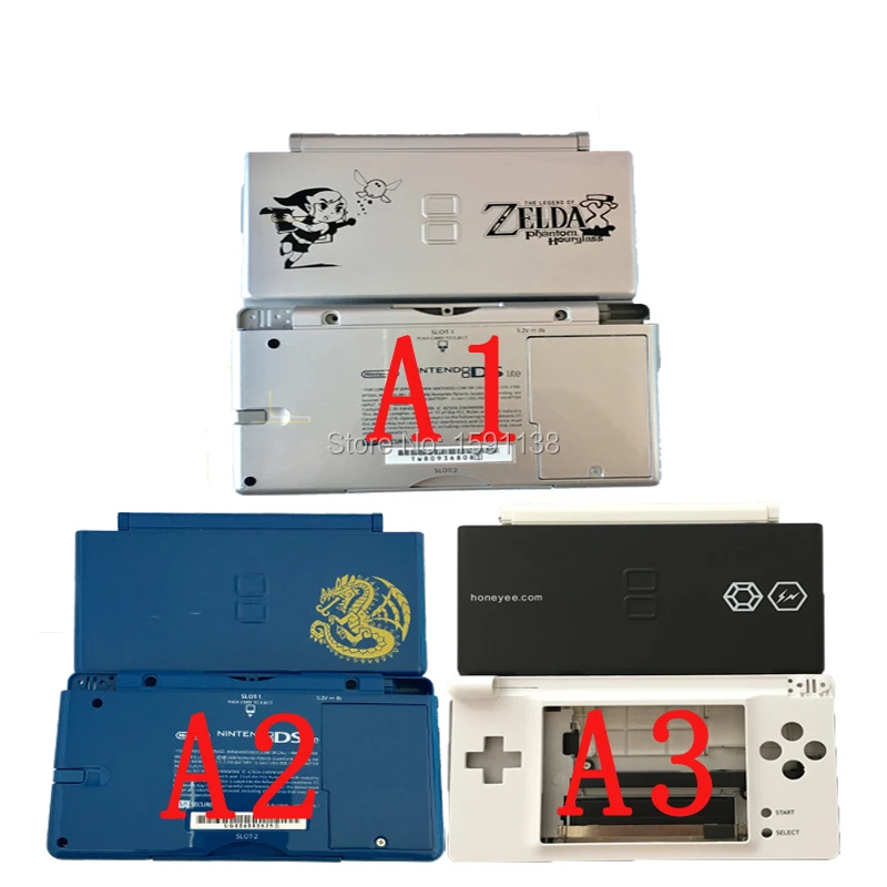 Пластиковый корпус с полными кнопками 3 шт./лот выбор модели DS Lite сменный винтами |