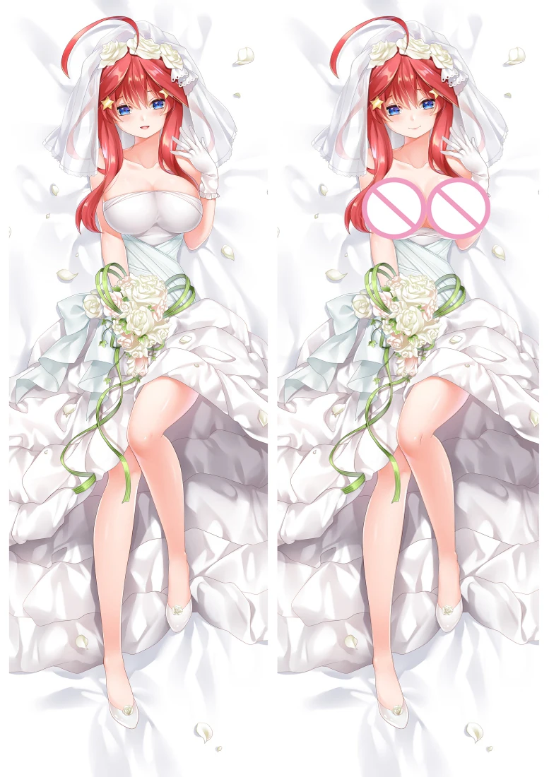 2019-февраль аниме The quintessence Quintuplets Nakano Nino Itsuki Dakimakura Чехол для подушки тела