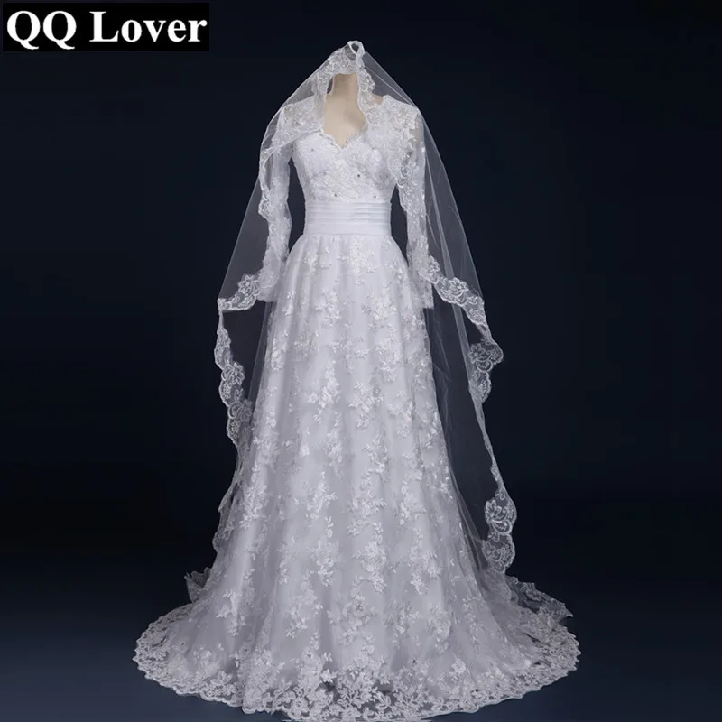 Свадебное платье QQ Lover свадебное с длинным рукавом индивидуальный пошив размера
