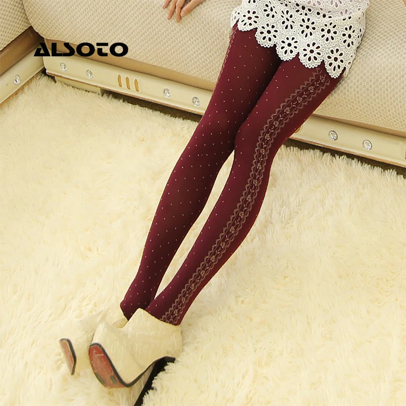 Женские колготки для похудения ALSOTO эластичные трико с розами воздухопроницаемые