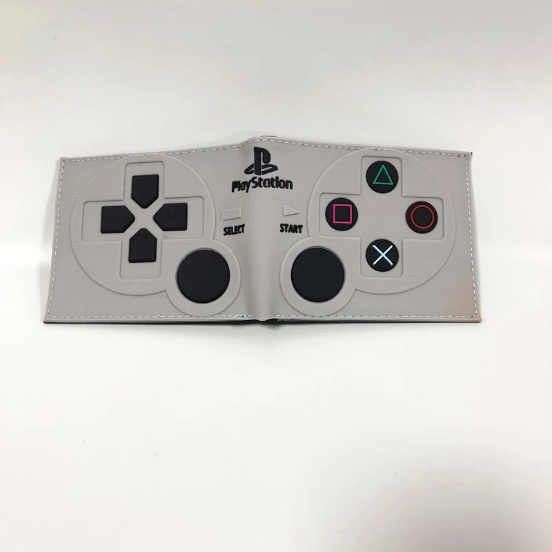 Игровой playstation 4 кошелек короткая сумочка из ПВХ ID card holder 3D Touch W958Q|Мужские