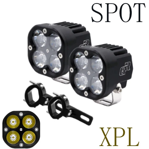 D GOLDRUNWAY X4 moto rcycle фара XPL 40 Вт 4200lm светодиодный суперъяркий мотоциклетный прожектор/прожектор мото вспомогательная регулируемая головка l - Цвет: D