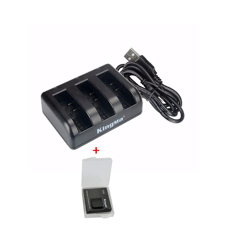 Set 1 Для Xiaomi Yi 4K 4k+ Xiaoyi 4K Lite Аккумулятор 1000Mah аккумулятор с зарядным устройством для Xiaoyi Yi 4K 2 комплект аксессуаров для экшн-камеры - Цвет: Set 1