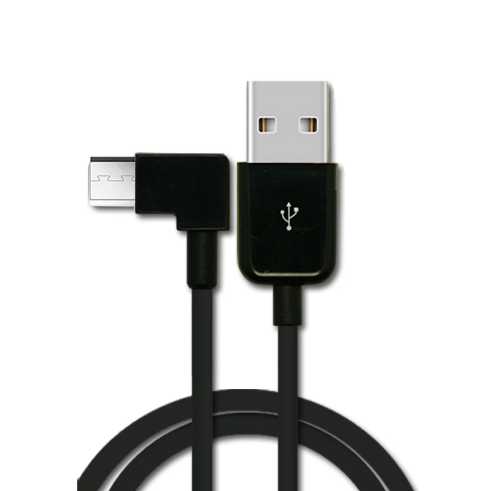 Кабель Micro USB на 90 градусов левый угол зарядное устройство кабель для быстрой
