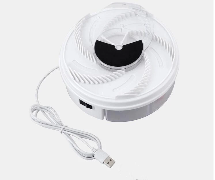 Электрический Fly Trap устройства с захвата Еда Белый USB кабель|Репелленты| |