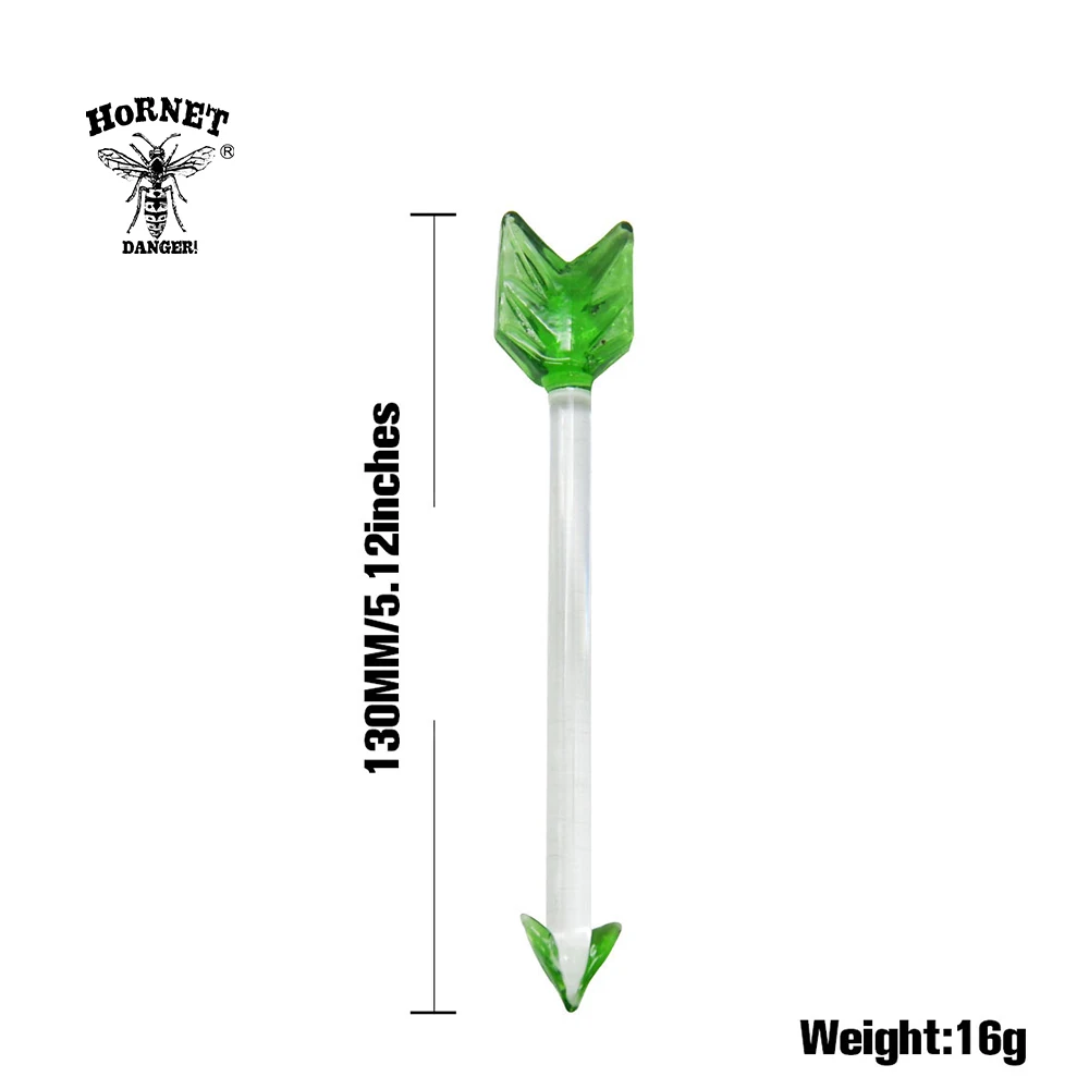 HORNET премиум стекло Dabbler 5 12 дюймов воск Dab инструмент Красочные толстые Pyrex Dabber
