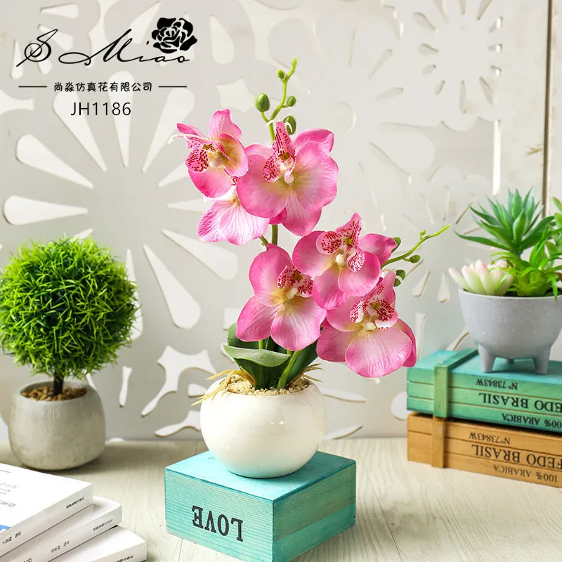 Один комплект планшетов для дома сада балкона зеленые растения|Искусственные