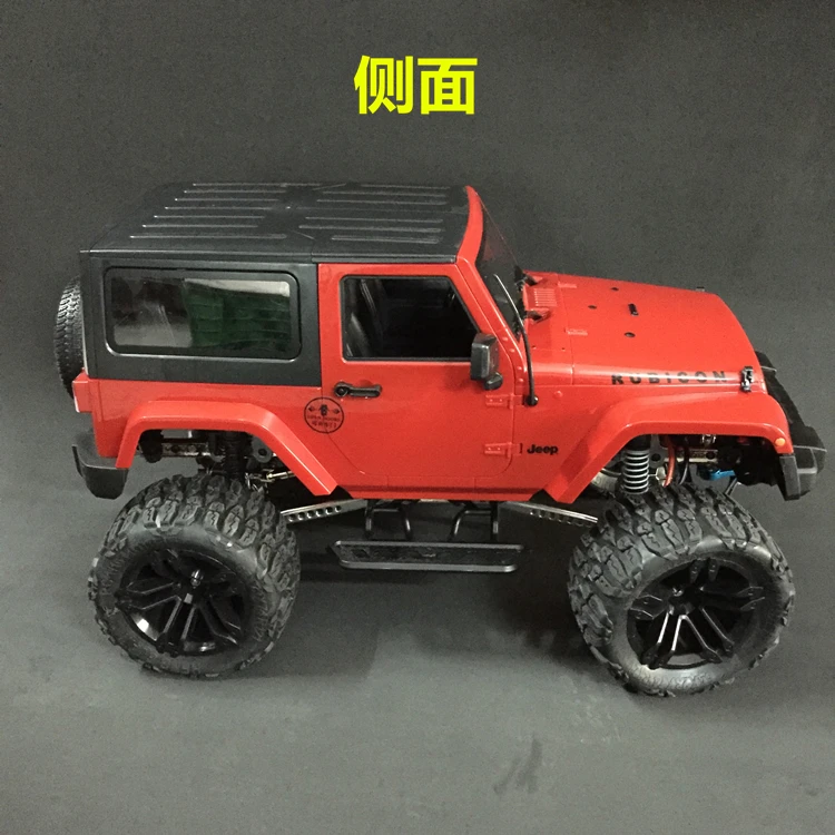 1/10 RC весы Монстр Рок Гусеничный 4X4 грузовик с JK красный корпус RTR, 2,4 г