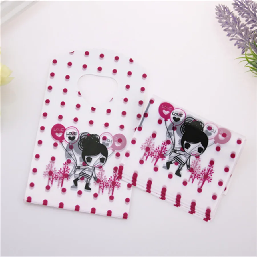 Hot Sale New Fashion Wholesale 50pcs/lot Lovely Baby Packaging Gift Pouches Favor Party Small with Ballons | Дом и сад
