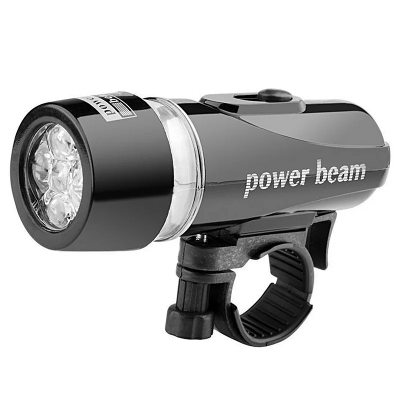 Новая многофункциональная 5 Светодиодная лампа для велосипеда передняя фара