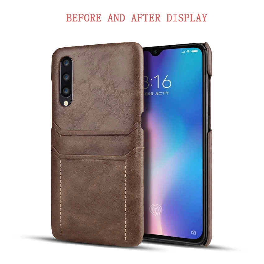 Роскошный кожаный чехол-кошелек с отделением для карт чехол телефона Xiaomi mi 9