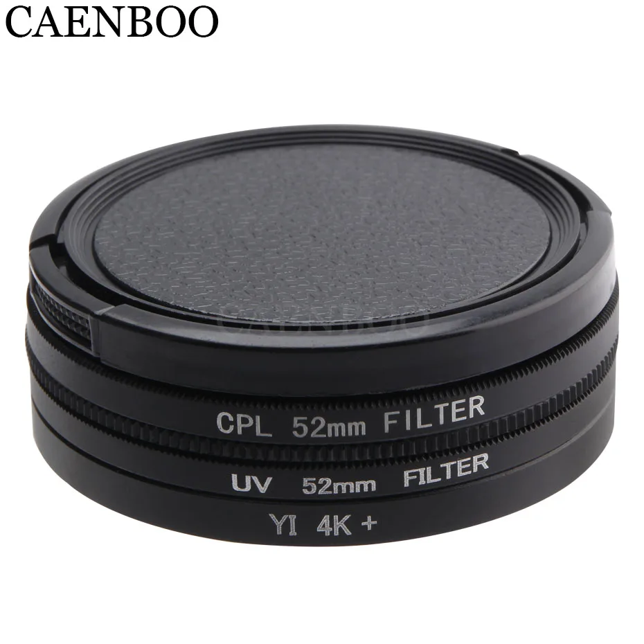 Фильтры для объектива CAENBOO XiaoMi Yi 4K + Plus круговой CPL УФ защита спортивной экшн
