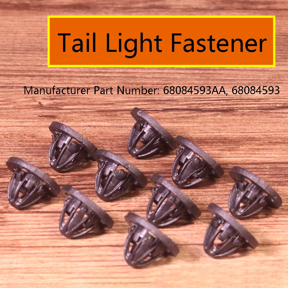 8 шт. пластиковый задний светильник фиксатор лампы зажим 68084593 68084593AA для Dodge Ram 1500