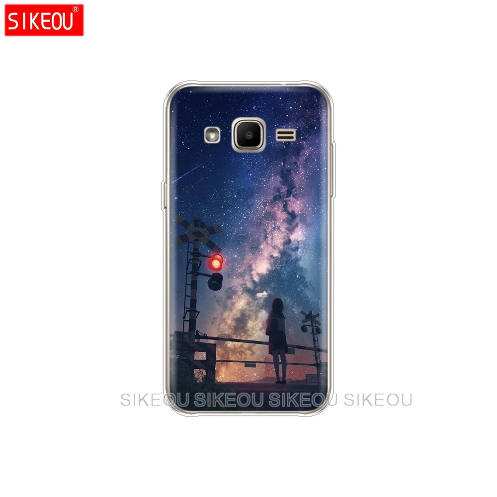 Мягкий чехол SIKEOU из ТПУ для Samsung Galaxy J2 SM-J200F J200H чехлы samsung 2015 4 7 дюйма с полной