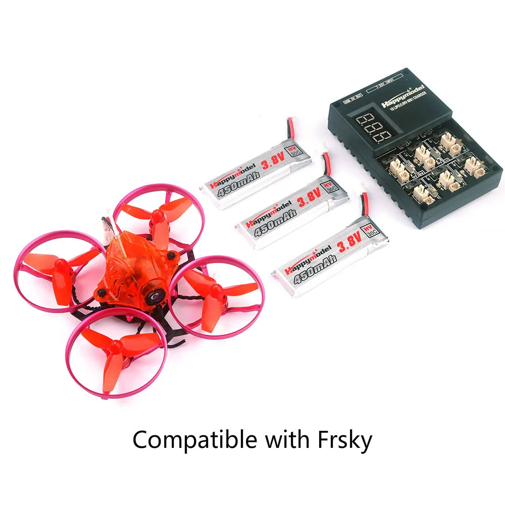 Snapper7 бесщеточный RC Racer Drone BNF крошечный 75 мм FPV гоночный RC Квадрокоптер 700TVL камера VTX для Frsky RX - Цвет: 3 Batteries Frsky
