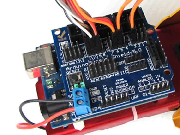 DIY ABB Роботизированная плата управления на руку arduinounor3 расширения датчика для 6 DOF