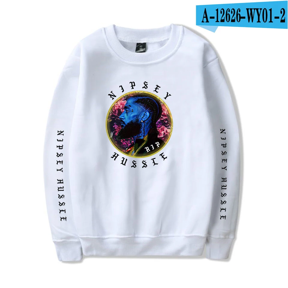 Толстовка Rep Nipsey Hussle Женская/мужская повседневная весенняя одежда новая горячая распродажа монолитные толстовки с длинными рукавами принт плюс размер - Цвет: Темно-серый