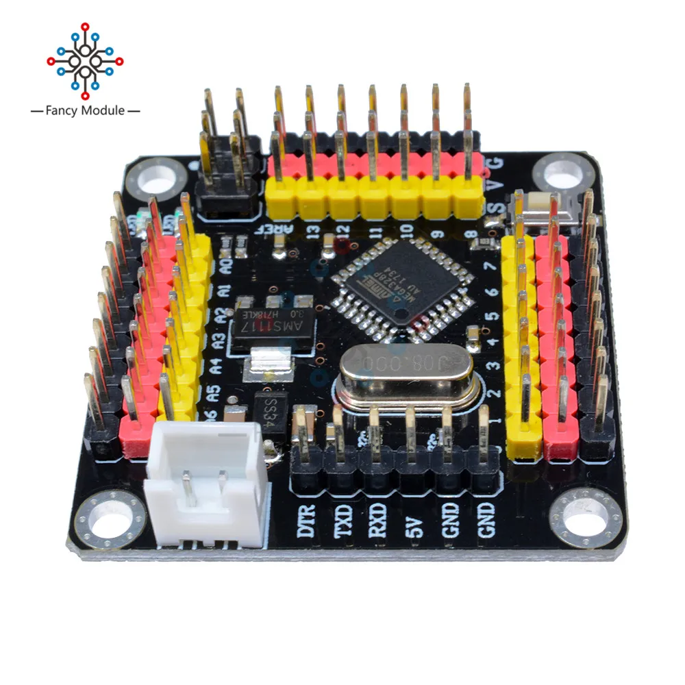 Pro Mini Atmega328 3,3 В 8 МГц модуль платы для Arduino Mini 328 ATMEGA328P микроконтроллер Замена ATMEGA128 с 14 контактами