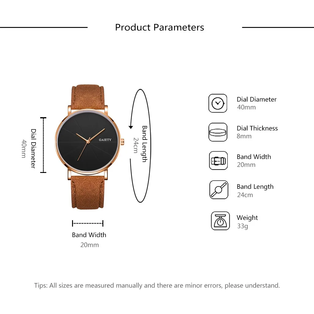 New Watches Men Fashion Casual Unobtrusive Simple Single Business Leather Band Watch Quartz Relogio Luxury Wristwatches