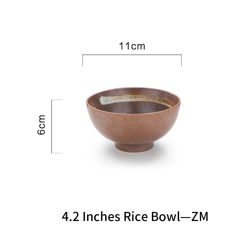 Rice bowl ZM MDZF SWEETHOME керамическая чаша лапша суп салат риса посуда 6 дюймов и 8 дюймов - Цвет: Rice bowl ZM