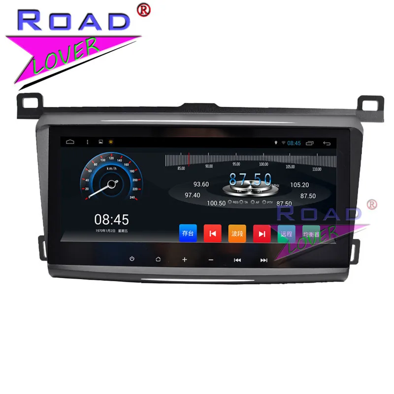 Roadlover Android 7 1 автомобильный медиацентр аудио для Toyota RAV4 2014 Стерео GPS Naviagtion