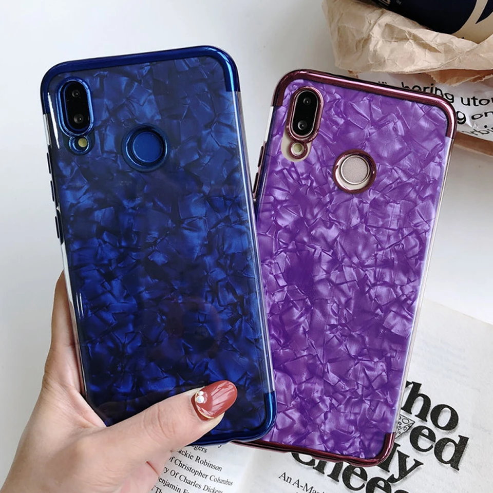 Мраморный блестящий чехол для Huawei P20 Pro P30 Lite P10 TPU силиконовый мягкий телефона Nova 4 3