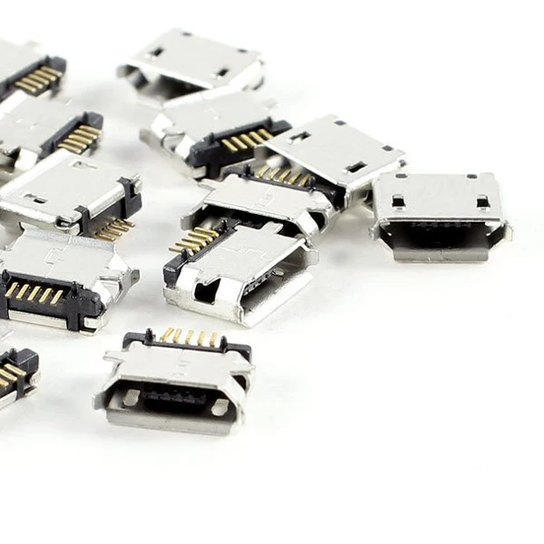 Акция! 20 шт. микро USB Тип B гнездо 180 Градусов 5-Контактный SMD SMT пайки Jack |
