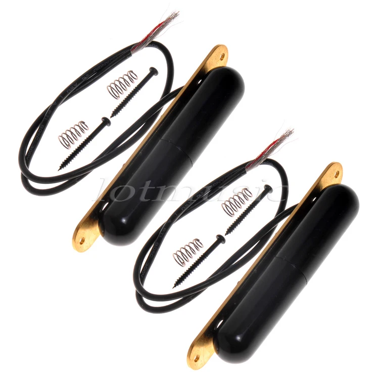 2 шт. черный в винтажном стиле с помадой трубка Пикап для электрогитары пикап|lipstick