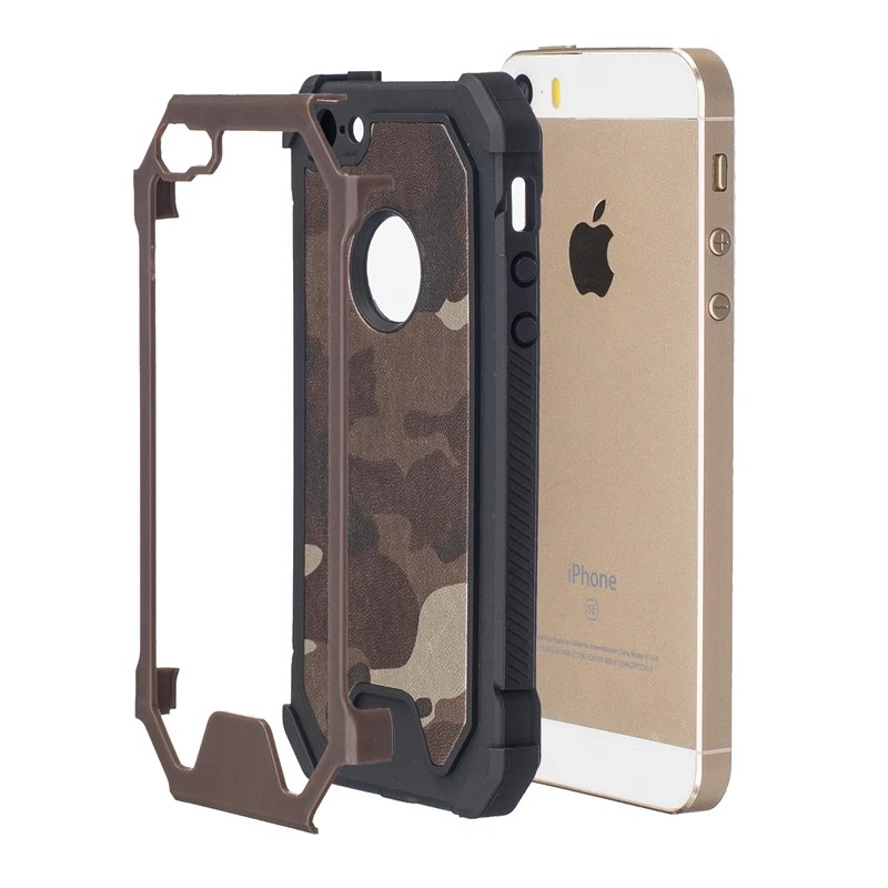 Защитный Камуфляжный защитный противоударный чехол для iPhone 5 S 5S SE 6 6S 7 8 Plus X XS Max XR