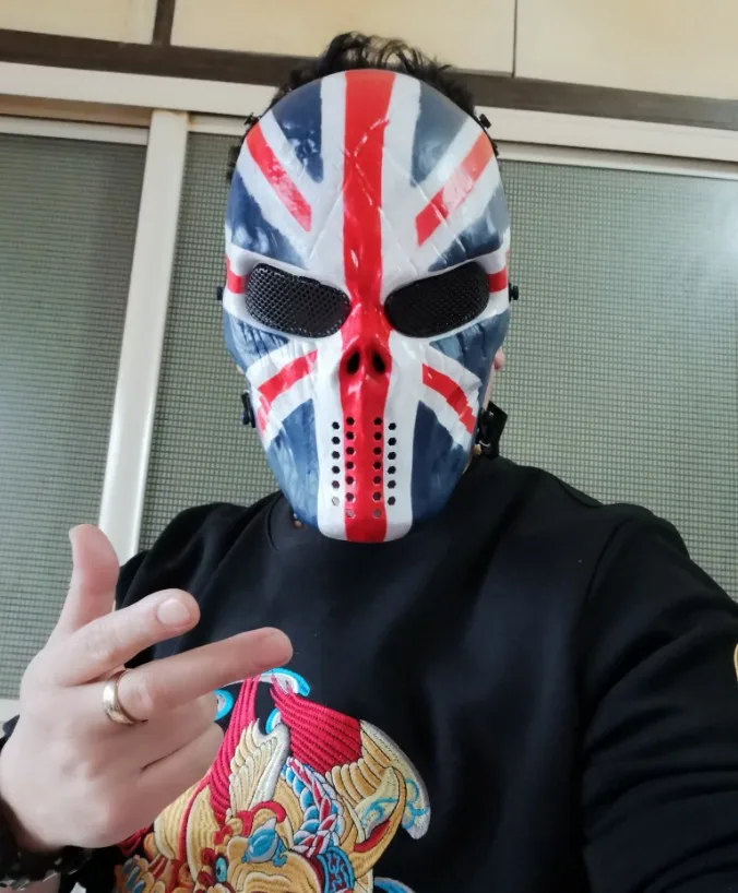 Маска для косплея CS особой силы США маска черепа огнестрельное защитное