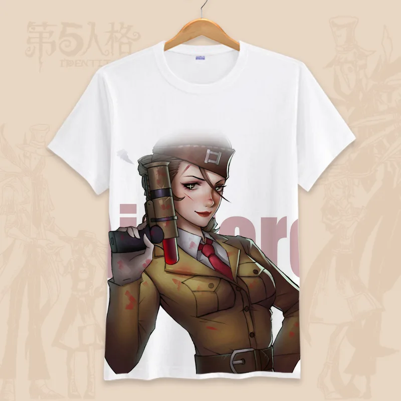 Identity V T-Shirt Multi-style Short Sleeve Shirts for Women Men Summer Casual Tops Tees | Мужская одежда