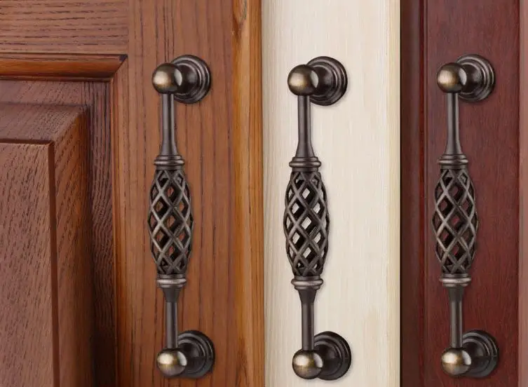 Дверная ручка в виде птичьей клетки антикварные мебельные ручки и для кухонных