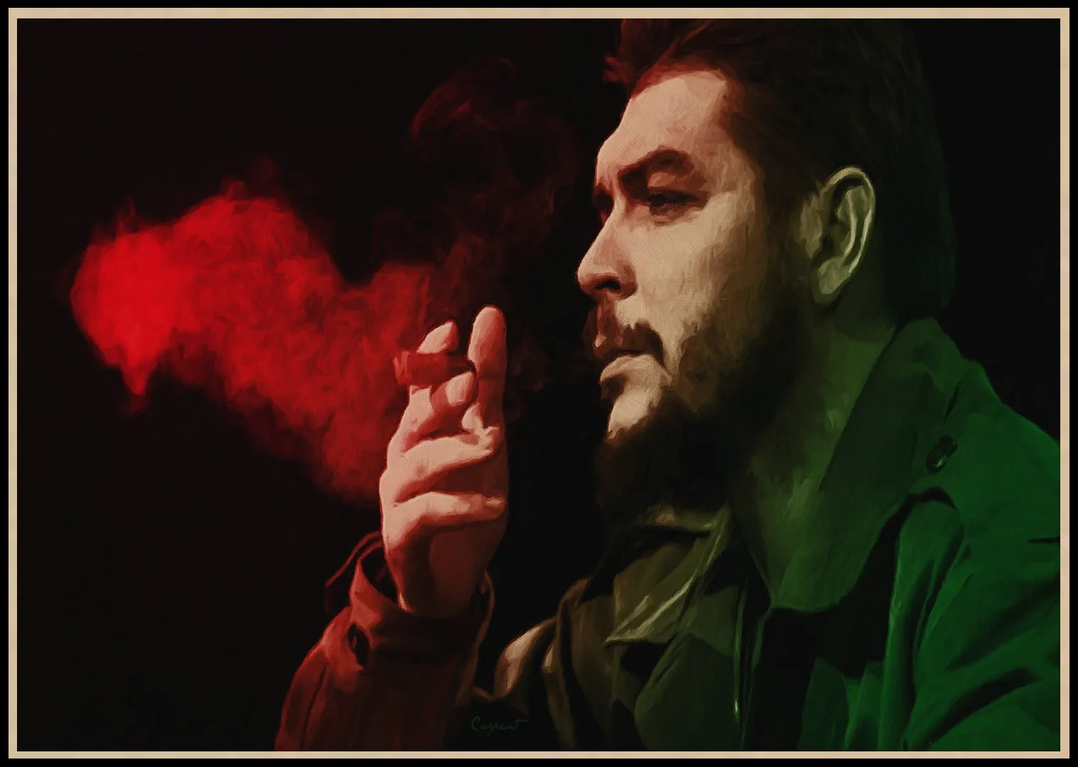 Плакаты Che Guevara в стиле ретро настенный постер из крафт бумаги большая комната
