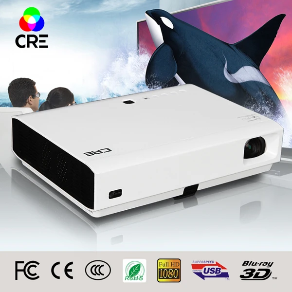 High Brightness 3000 lumens DLP short throw wifi 3d smart tv 3led projector/Short Throw Digital Android Wifi Smart proyector |