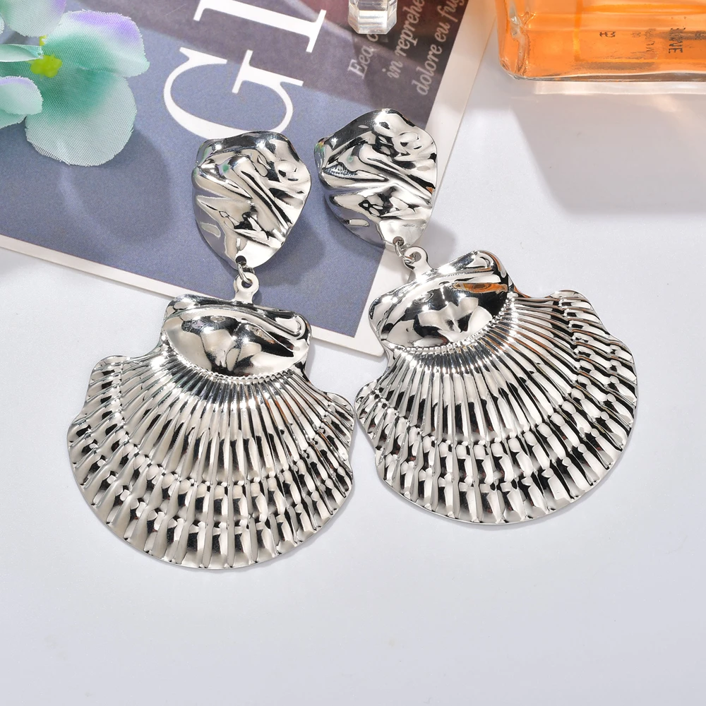 UAM Модные женские серьги-капли в стиле &quotпанк&quot для женщин с геометрическим