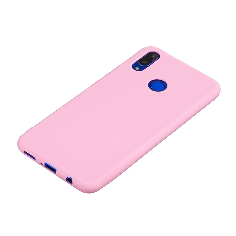 Резиновый ТПУ силиконовый чехол для Huawei Nova 3i карамельный цвет Мягкий задняя