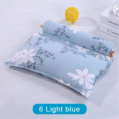 6-Light-blue Забота о здоровье гречневая подушка шелухи поддержка шеи шейки защиты полосой печати подушки для подарка путешествия постельные принадлежности Подушка для сна - Цвет: 6-Light-blue