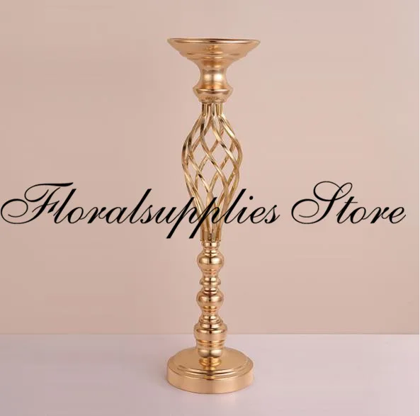 10 шт. золотые вазы с цветами подсвечники стойки свадебное украшение дорожный