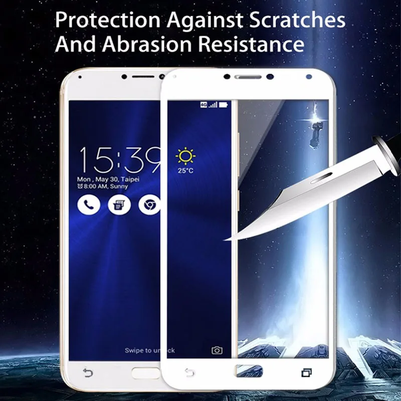 Защитное стекло для Asus Zenfone 4 Max ZC554KL закаленная Защитная пленка экрана 3 Zc520TL ZC553KL