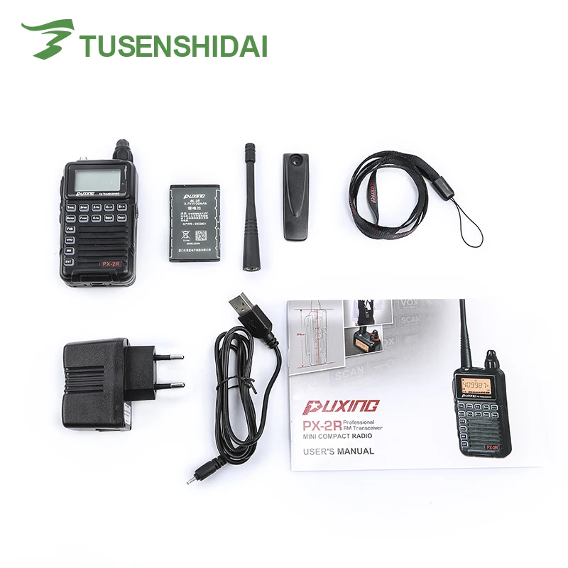 Горячая Распродажа 2 Вт мини рация UHF 400 470 искусственная кожа два диапазона RX с