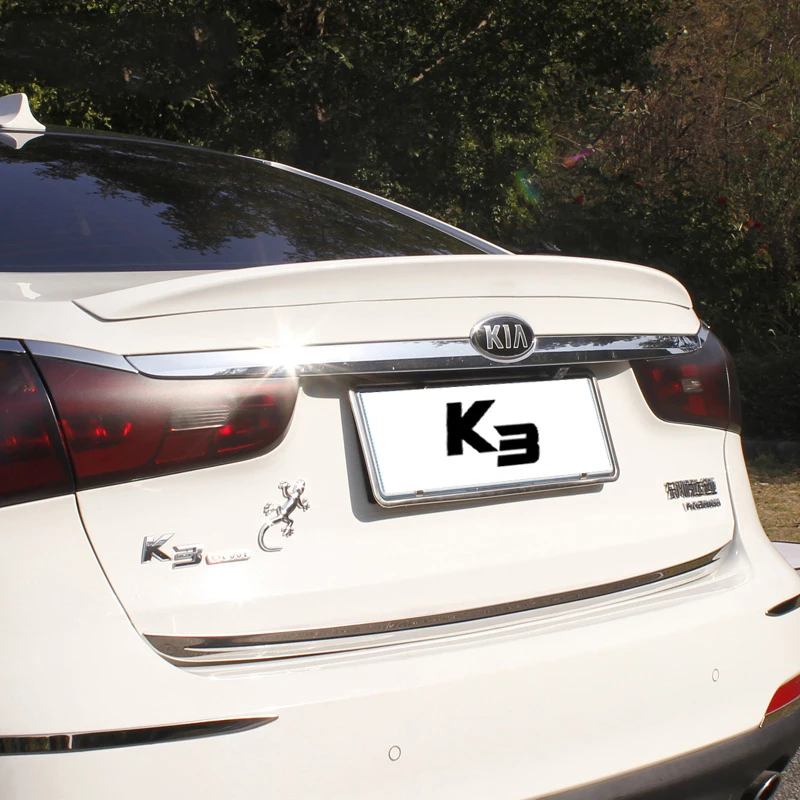 Для KIA Forte K3 2012 2015 спойлер заднего крыла багажник загрузки Спойлеры крыльев ABS