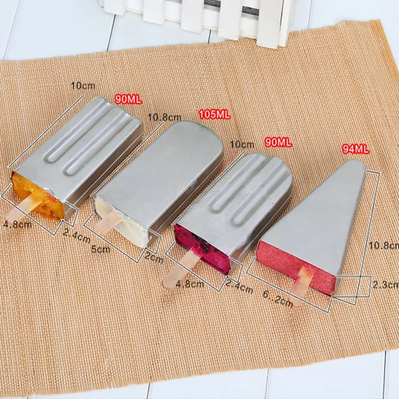 Mrosaa 1 шт. DIY Форма для мороженого леденцы из нержавеющей стали поднос льда летняя